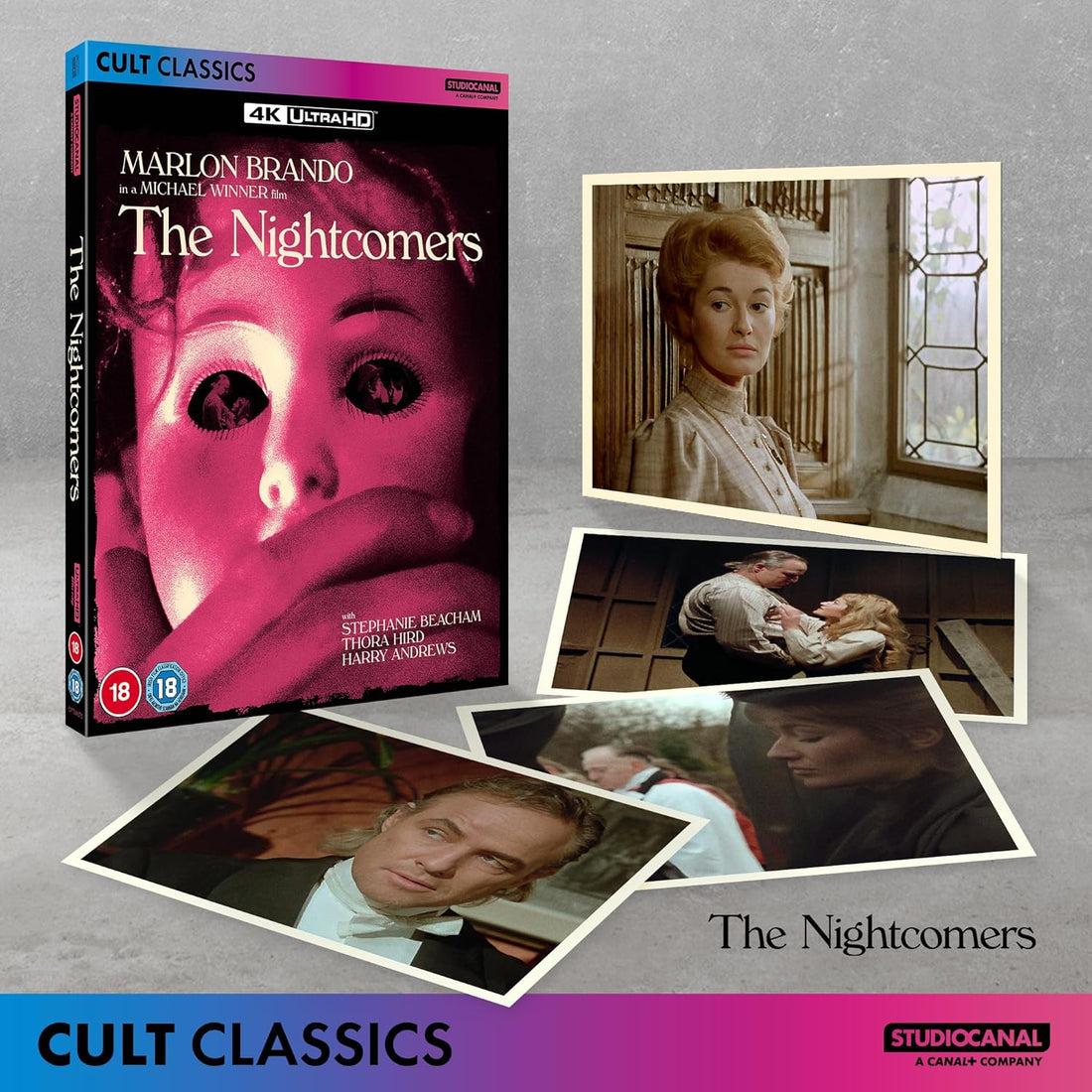 PRE-ORDER The Nightcomers (1972) LE Slipcover + Art Cards StudioCanal - 4K UHD