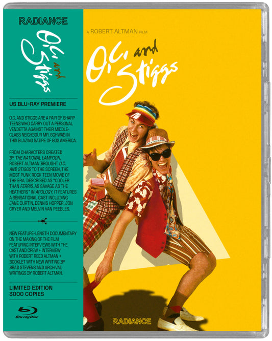 PRE-ORDER O.C. and Stiggs (1987) Limited Edition Radiance US - Blu-ray Region A & B