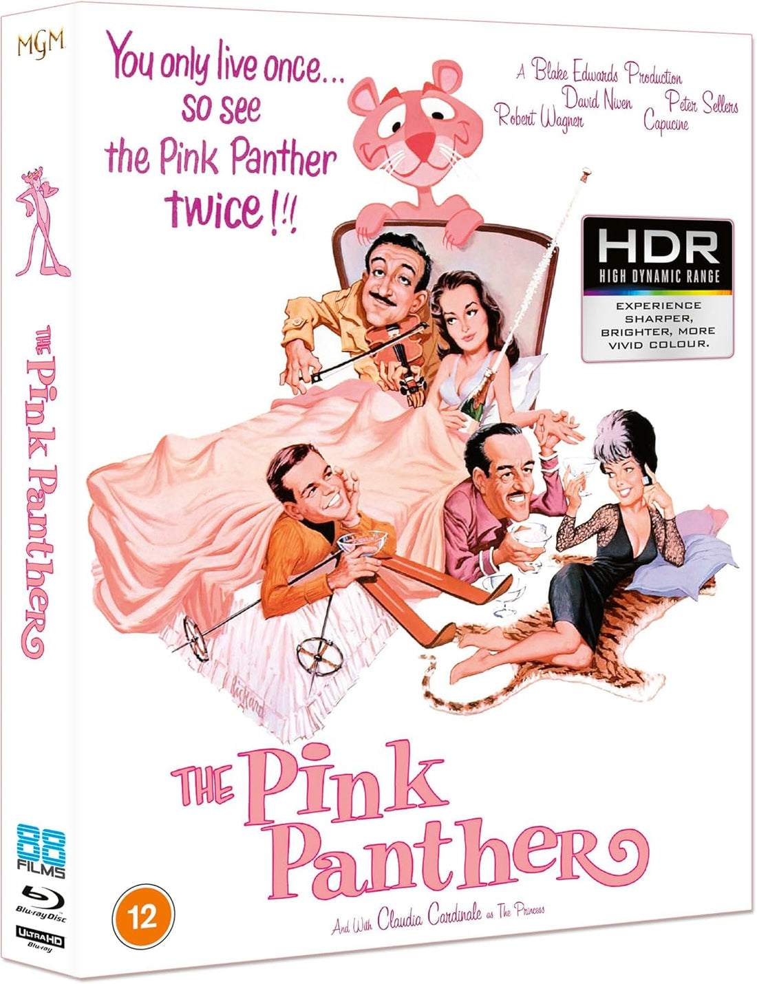 PRE-ORDER The Pink Panther (1963) LE Slipcover 88 Films UK - 4K UHD / Blu-ray Region B