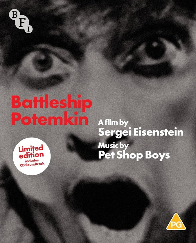 Battleship Potemkin (1925) BFI - Blu-ray Region B / CD Soundtrack (by Pet Shop Boys)