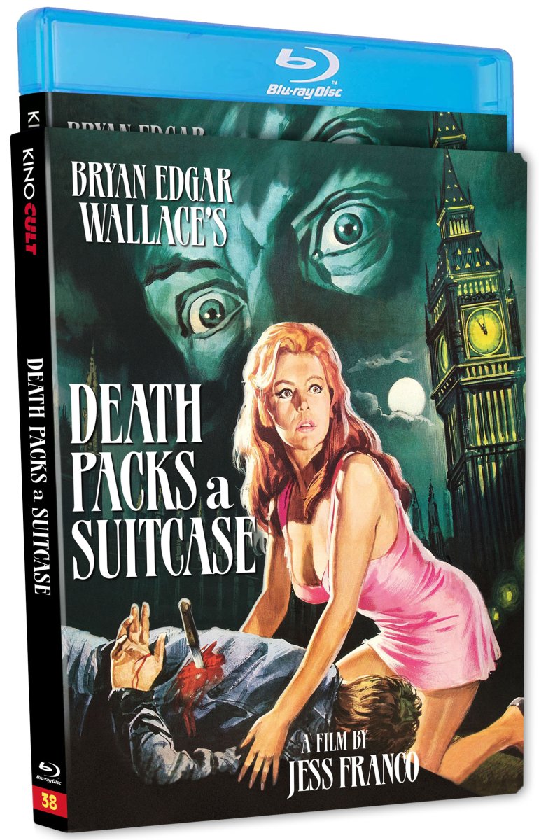 Death Packs a Suitcase (1972) w/ Slipcover Kino Lorber - Blu-ray Region A *NOTE*