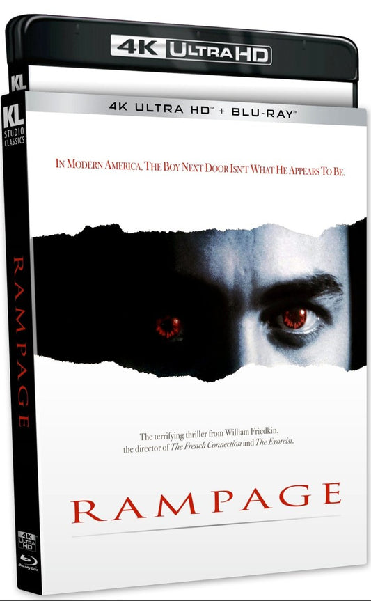 Rampage (1987) LE Slipcover Kino Lorber - 4K UHD / Blu-ray *NOTE*