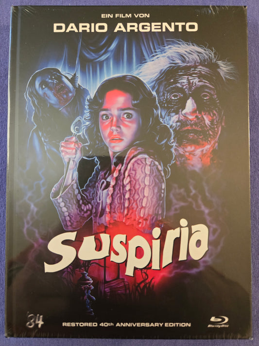 Suspiria (1977) USED Mediabook Cover G - Blu-ray Region B