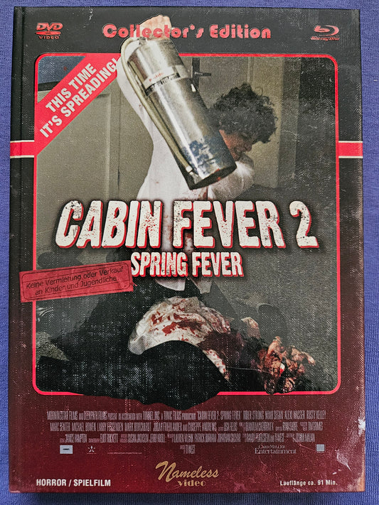Cabin Fever 2 (2009) Used - LE 333 Mediabook - Blu-ray Region B