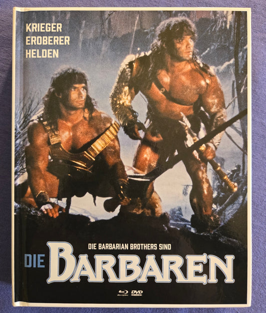 The Barbarians (1987) USED Mediabook Cover B - Blu-ray Region B