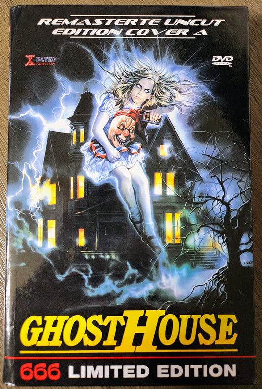 Ghosthouse (1988) Used - LE 666 Large Hardbox - DVD Region 2