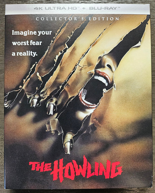 The Howling (1980) Used - Scream Factory w/ Slipcover 4K UHD + Blu-ray