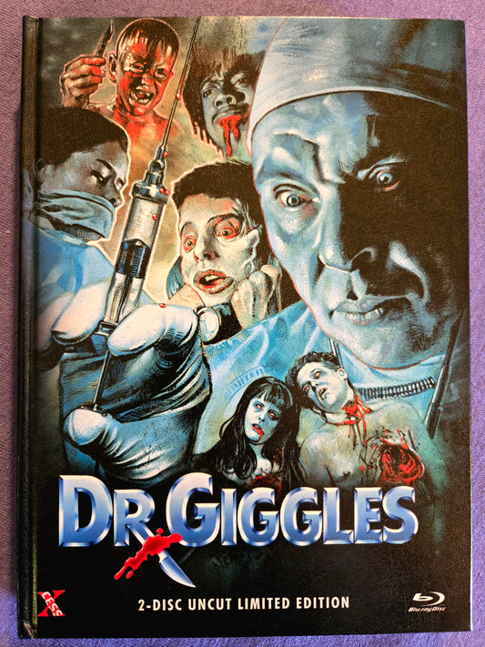 Dr. Giggles (1992) USED LE 500 Mediabook Cover B - Blu-ray Region B