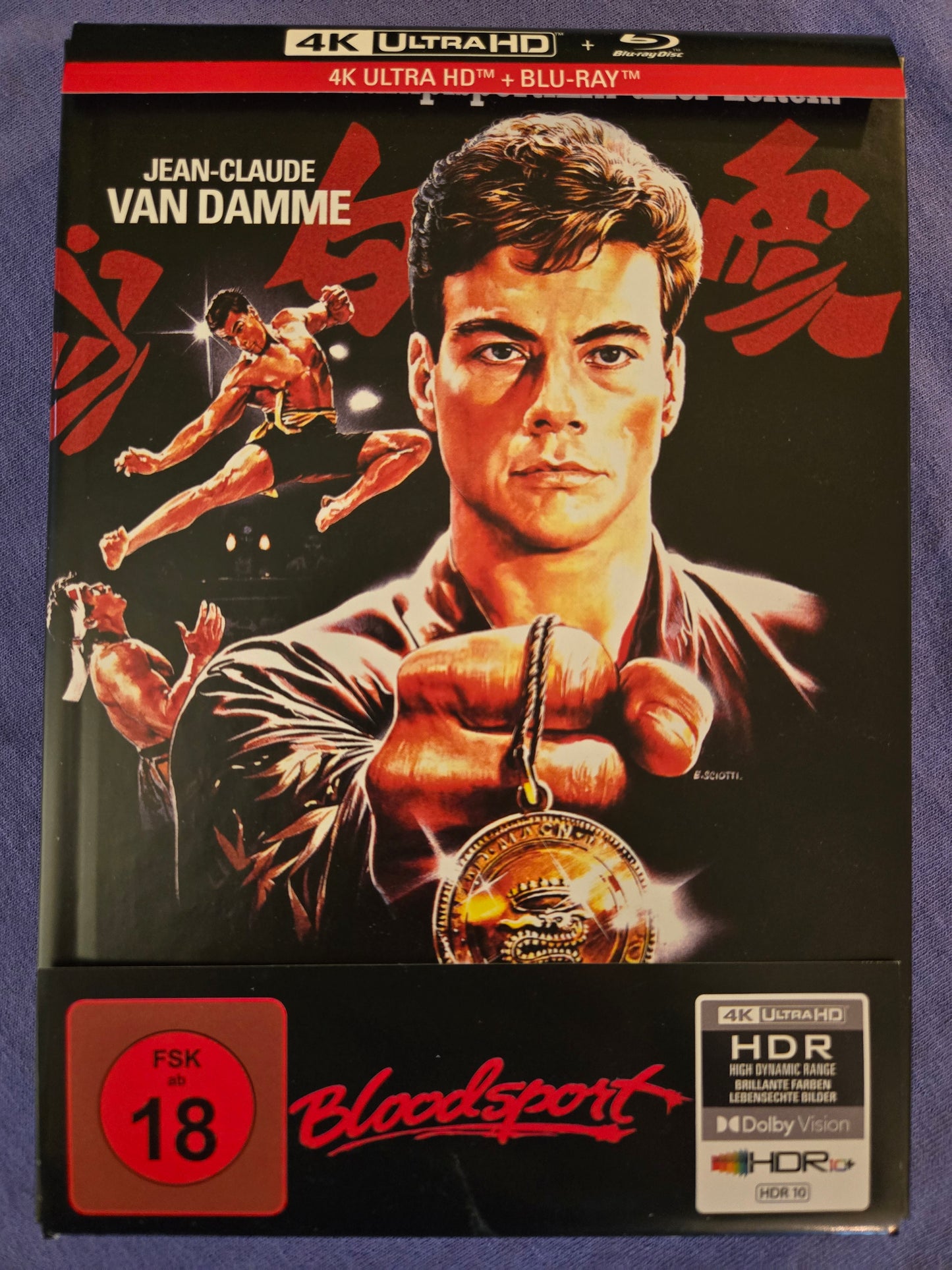 Bloodsport (1988) USED Mediabook Cover A - 4K UHD