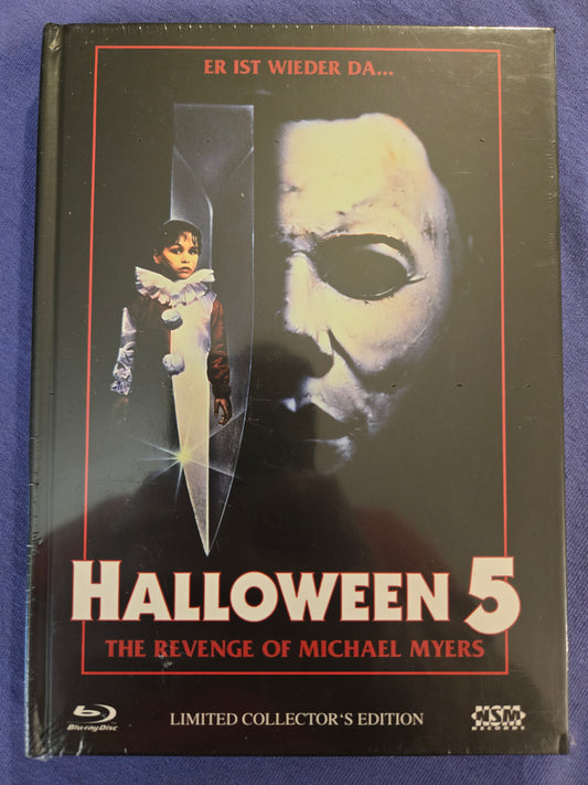 Halloween 5: The Revenge of Michael Myers (1989) USED LE 1000 Mediabook - Blu-ray Region B