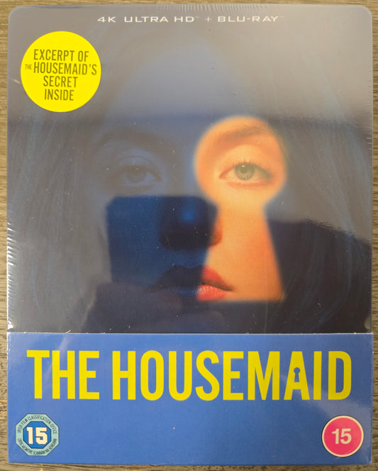 The Housemaid (2025) UK Limited Edition Steelbook w/ Slipcover - 4K UHD / Blu-ray Region B