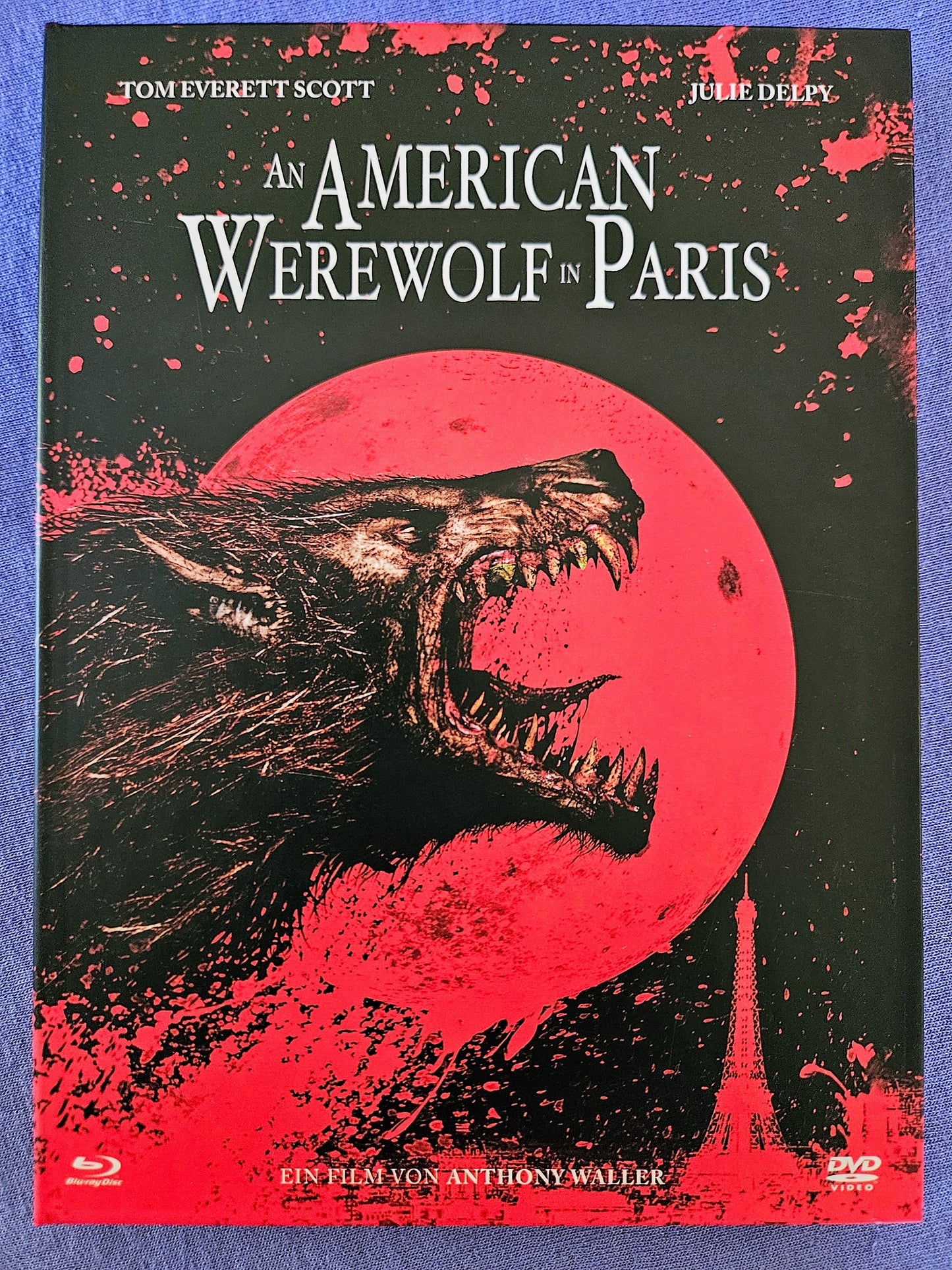 An American Werewolf in Paris (1997) USED LE 2000 Mediabook - Blu-ray Region B