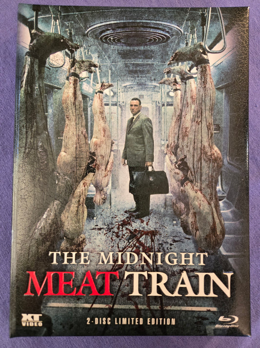 The Midnight Meat Train (2008) USED LE 500 Padded Mediabook Cover B - Blu-ray Region B