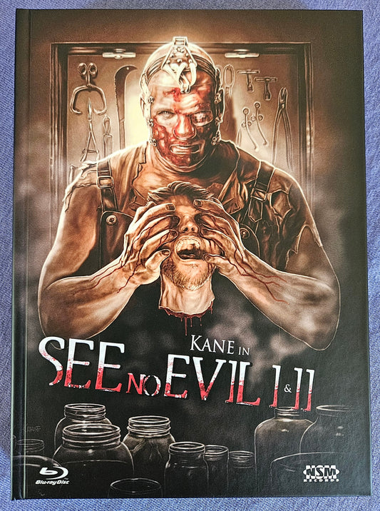 See No Evil 1 & 2 - USED LE 333 Mediabook Cover B - Blu-ray Region B