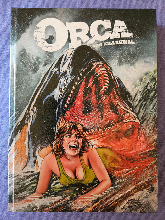 Orca (1977) Used - LE 333 Mediabook Rick Melton Cover - Blu-ray Region B