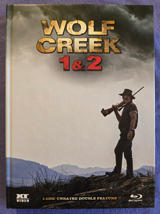 Wolf Creek 1 & 2 (Double Feature) USED Mediabook - Blu-ray Region B