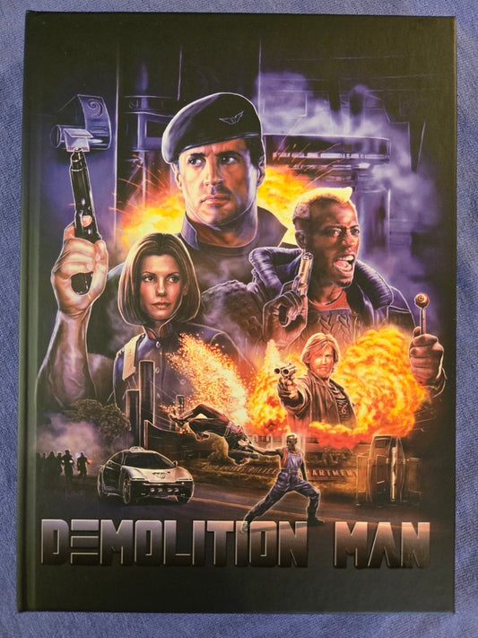 Demolition Man (1993) USED LE 333 Mediabook Cover A - Blu-ray Region B