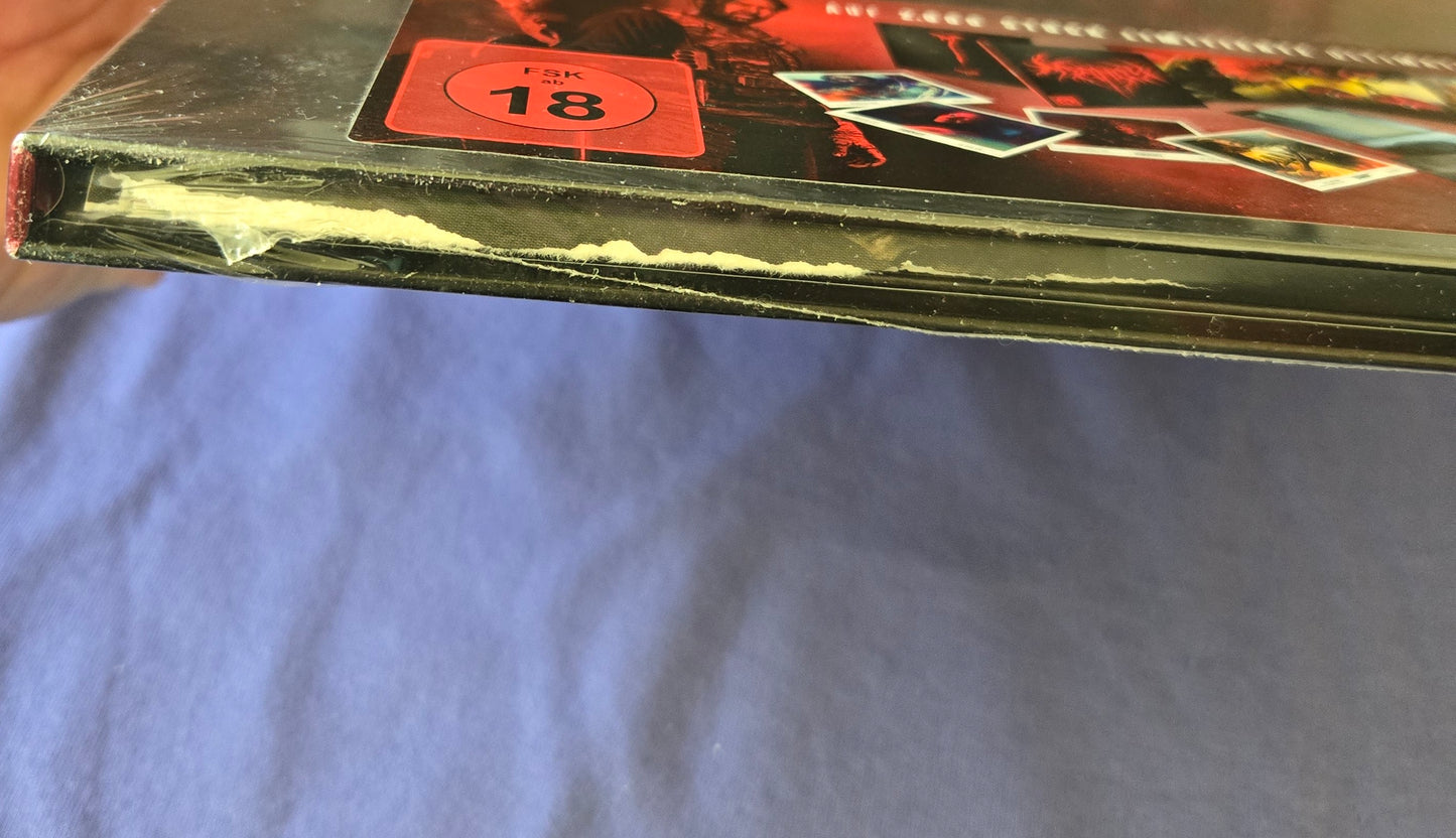 Mandy (2018) *DAMAGE* Ultimate Deluxe Edition Plaion - Blu-ray Region B +DVD+CD+LP