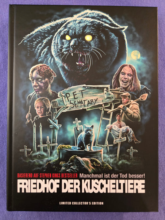 Pet Sematary (1989) USED LE 300 Mediabook Cover D - Blu-ray Region B