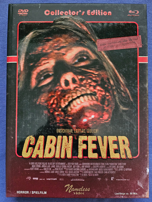 Cabin Fever (2002) Used - LE 333 Mediabook - Blu-ray Region B