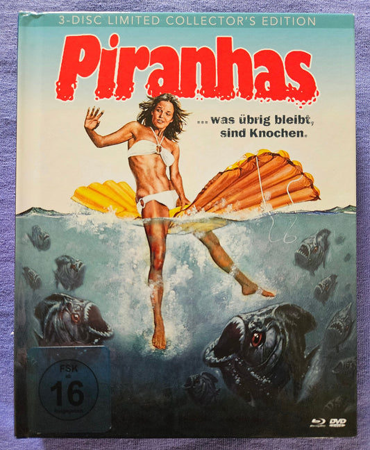 Piranha (1978) Used 3-Disc Mediabook - Blu-ray Region B