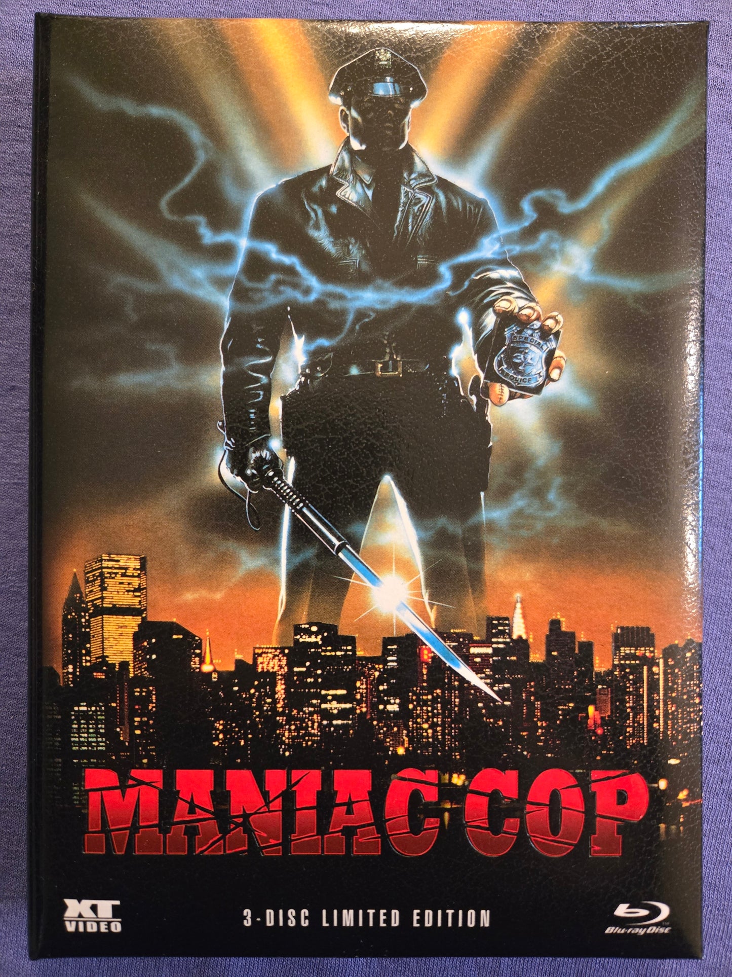 Maniac Cop (1988) USED LE 666 Padded Mediabook Cover A - Blu-ray Region B