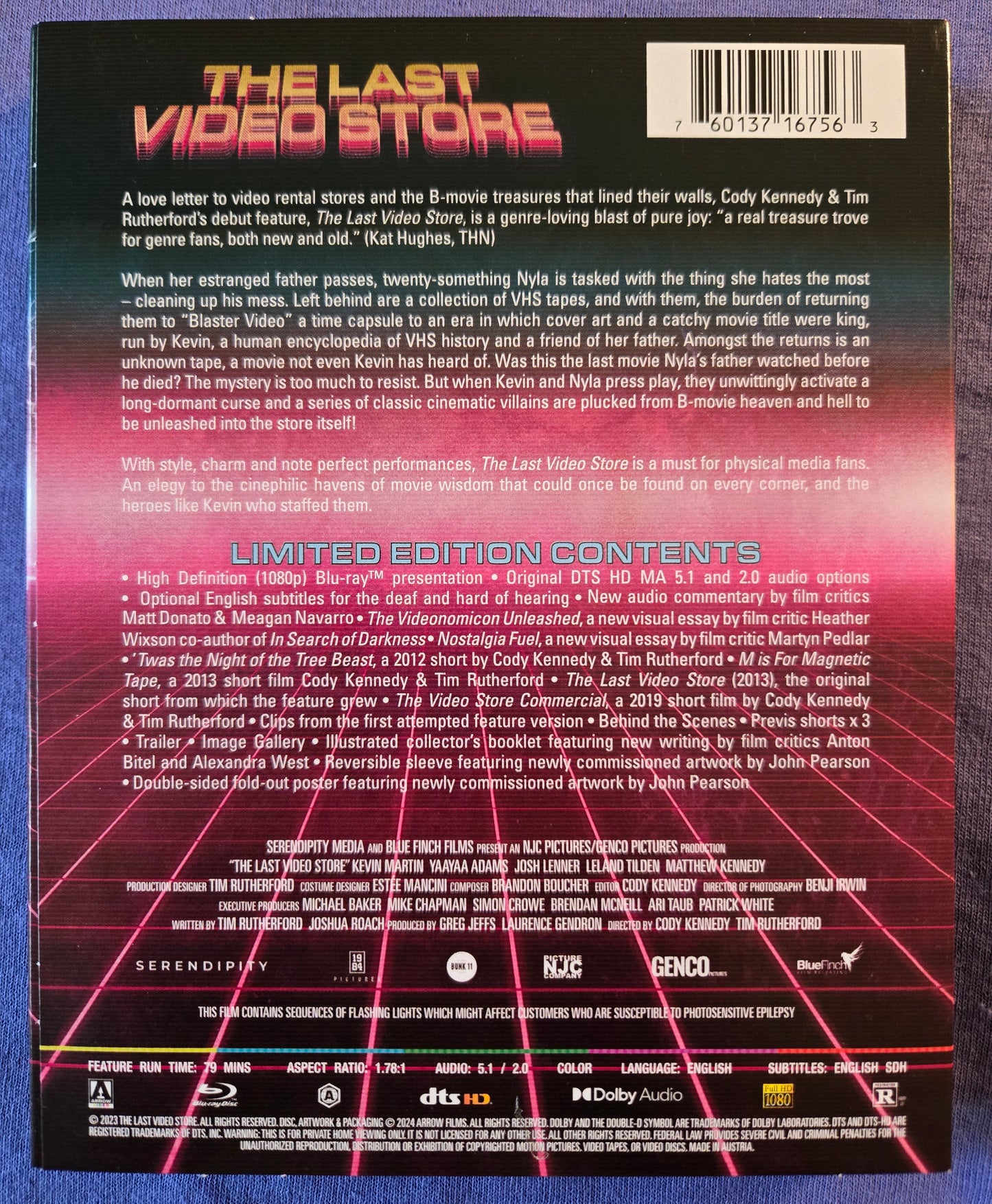 The Last Video Store (2023) USED - LE Slipcover Arrow US - Blu-ray Region A