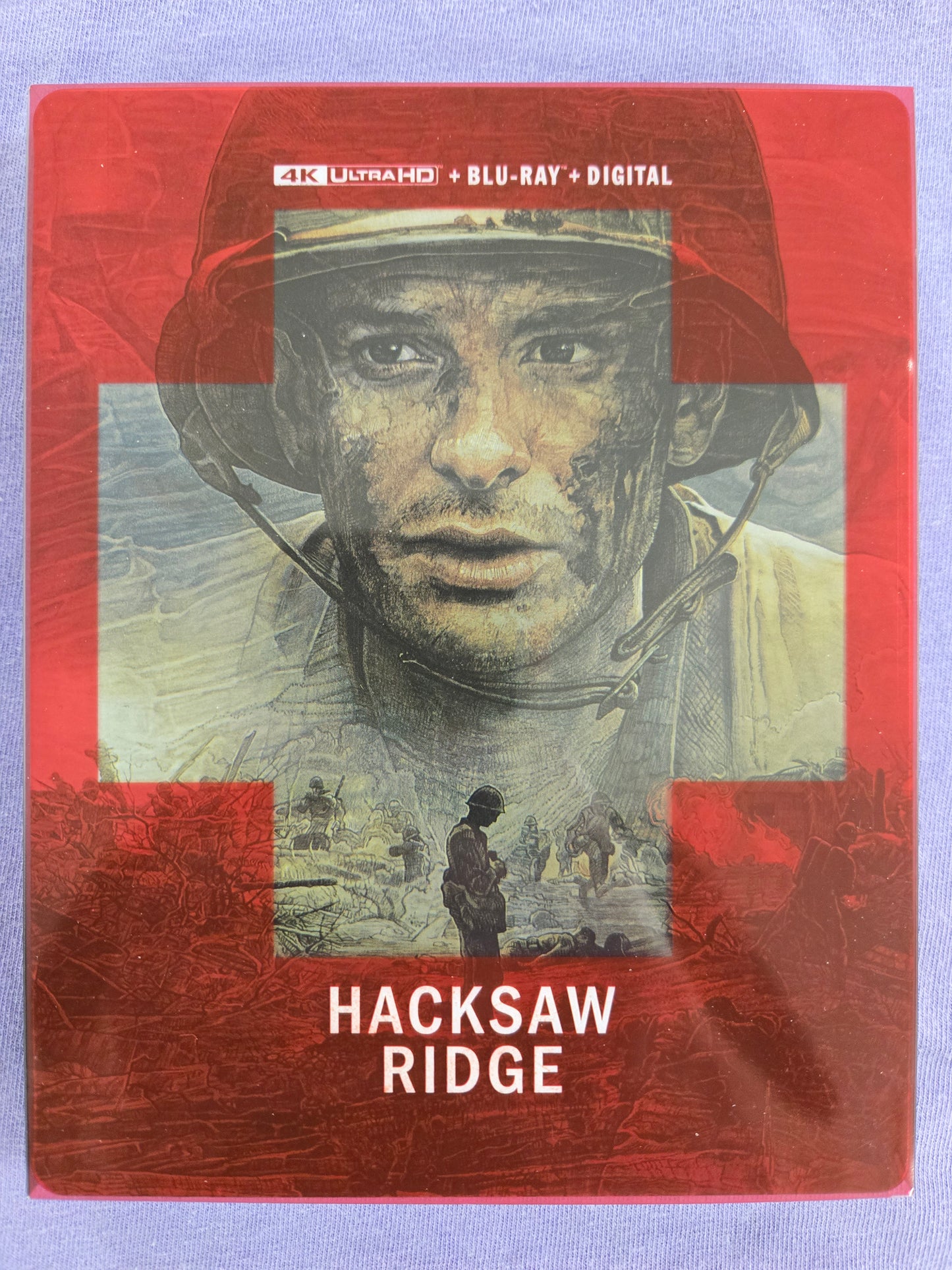 Hacksaw Ridge (2016) USED Steelbook w/ Slip - 4K UHD / Blu-ray