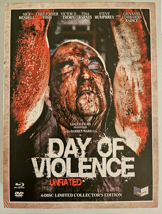 A Day of Violence (2010) Used *DING* LE 500 4-Disc Digipak - Blu-ray / DVD Region B