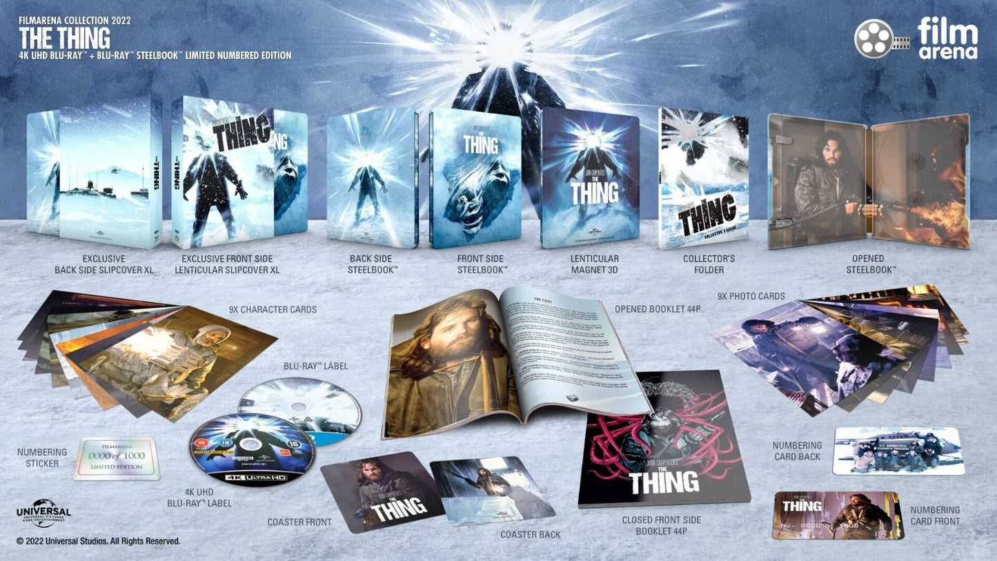 The Thing (Filmarena) LE 1000 Lenticular Cover Steelbook - 4K UHD