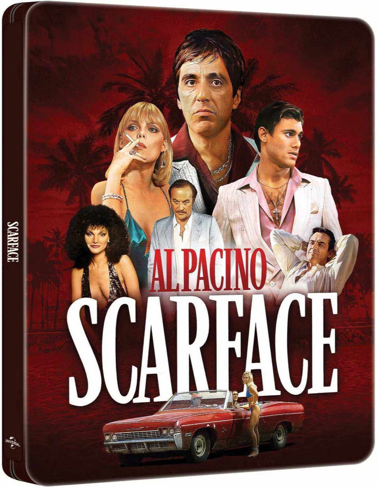 Scarface (1983) UK Limited Edition Steelbook - 4K UHD / Blu-ray Region Free