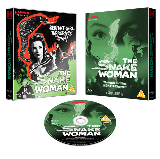 PRE-ORDER The Snake Woman (1961) LE Slipcover Hammer Films - Blu-ray Region B