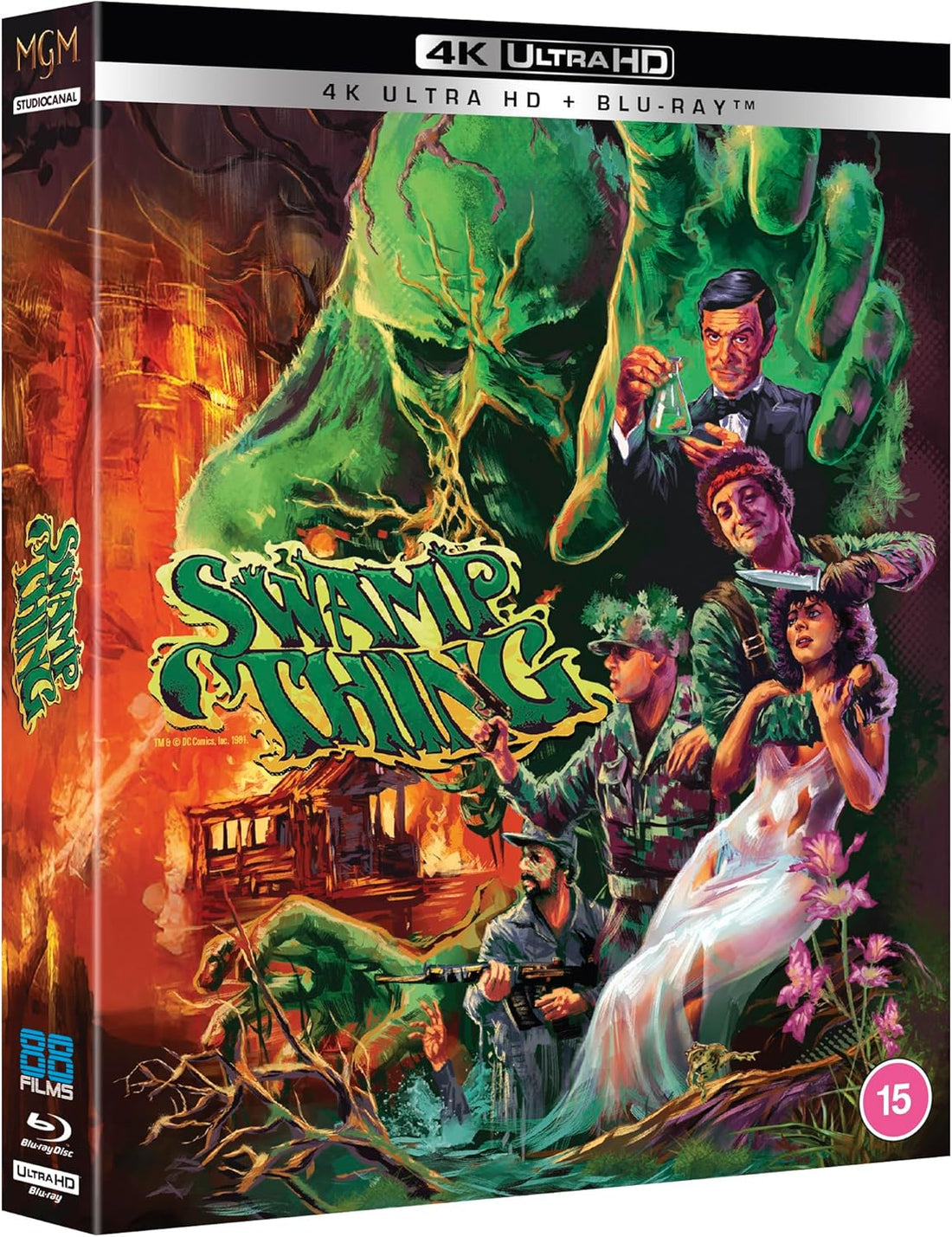 Swamp Thing (1982) Limited Deluxe Edition 88 Films UK - 4K UHD / Blu-ray Region B
