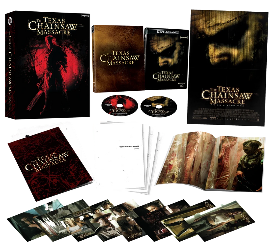 PRE-ORDER Texas Chainsaw Massacre (2003) *NOTES* LE Large lenticular Hardbox Imprint - 4K UHD / Blu-ray Region Free