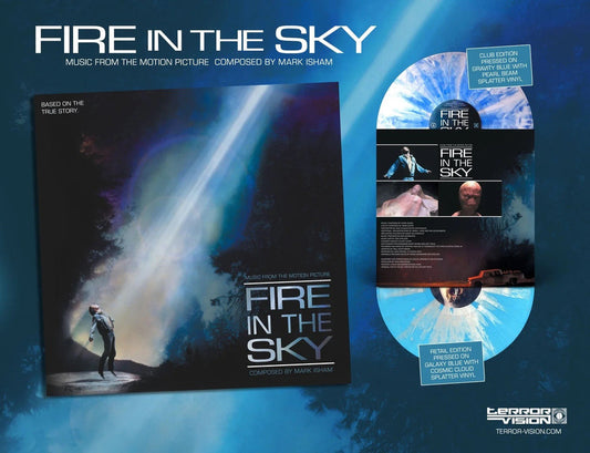 Fire in the Sky (1993) OST Galaxy Blue w/ Cosmic Cloud Splatter Vinyl