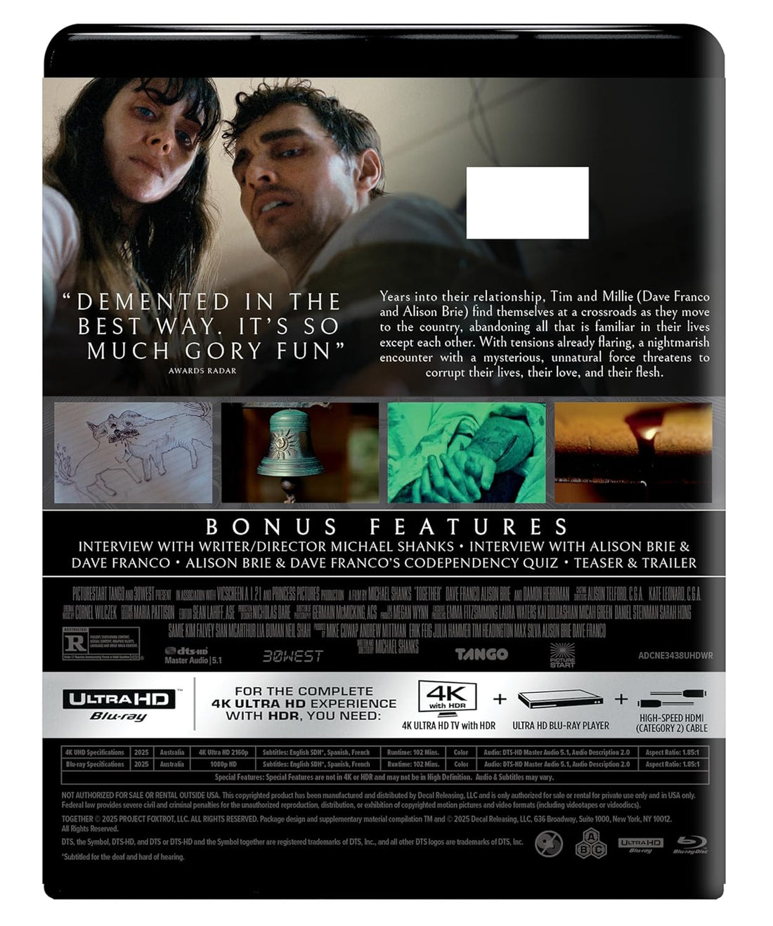 Together (2025) LE Slipcover Neon - 4K UHD / Blu-ray *NOTE*