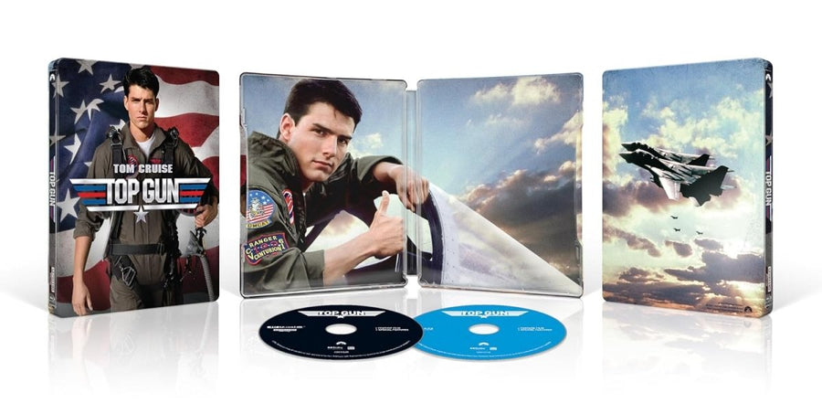 Top Gun (1986) 40th Anniversary Limited Edition Steelbook - 4K UHD / Blu-ray - Digital Code