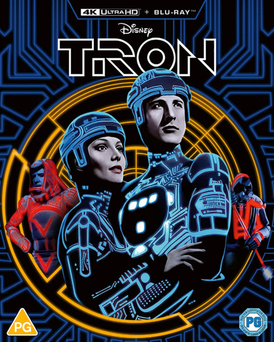 Tron (1982) UK Standard Edition w/ Slipcover - 4K UHD / Blu-ray Region Free