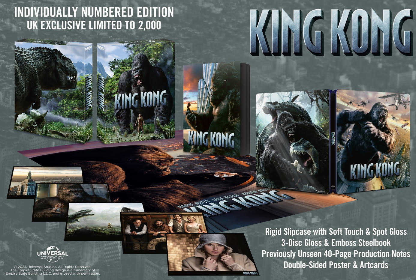 PRE-ORDER King Kong (2005) Limited Ultimate Collector's Edition - 4K UHD