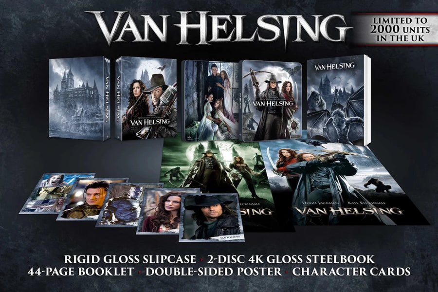 PRE-ORDER Van Helsing (2004) UK Limited Edition Steelbook Box Set - 4K UHD / Blu-ray Region B