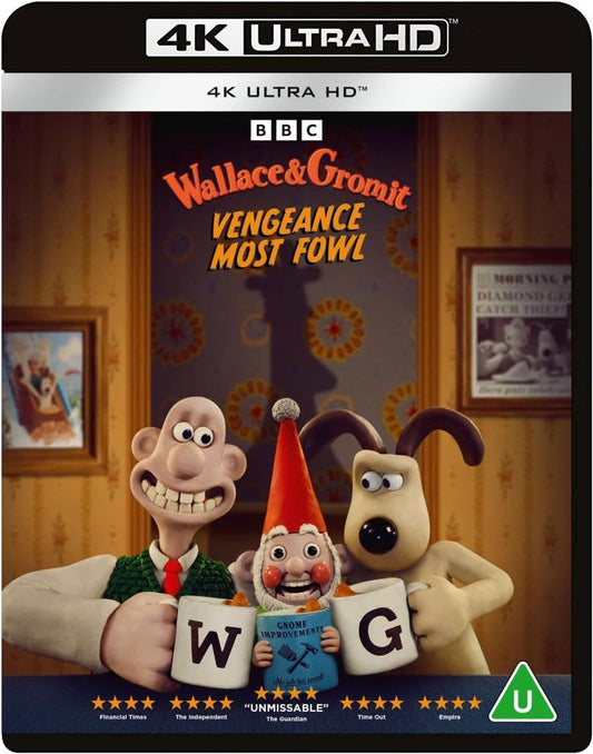 PRE-ORDER Wallace & Gromit: Vengeance Most Fowl (2024) BBC UK - 4K UHD