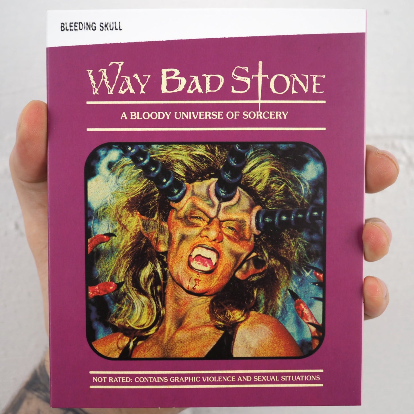 Bad Way Stone (1991) *NOTE* LE Slipcover Bleeding Skull - Blu-ray