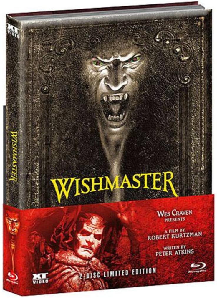 Wishmaster (1997) LE 666 Padded Mediabook - Blu-ray Region B